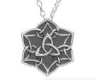 Trinity Star Pendant-Silver