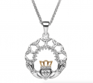 Claddagh Trinity Pendant-Silver