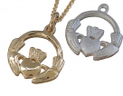 Small Doubled Sided Claddagh Pendant