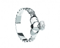 Celtic Rope Claddagh Ring