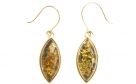 Amber Gold Earrings