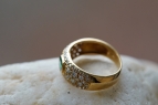 Diamond and Emerald Ring