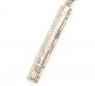 Ogham Pendant-D-Shaped wire
