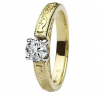 Celtic Claddagh Diamond Ring