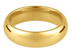 Court 9K Yellow Gold Wedding Rings
